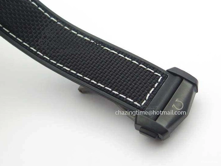 0705 ComfortFit Planet Ocean 45mm GMT DLC JHF Best Edition Black Dial On Rubber Strap A 8194